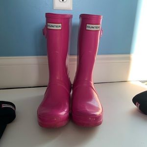 Bubble Gum Pink Hunter boots